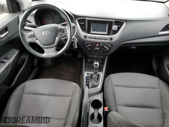 2018 Hyundai Accent SEL with VIN 3KPC24A39JE010378, listed as a Copart auction lot 70599563 with 57,053 mi miles. Bid and sale history available at carsss.com. Image 8.