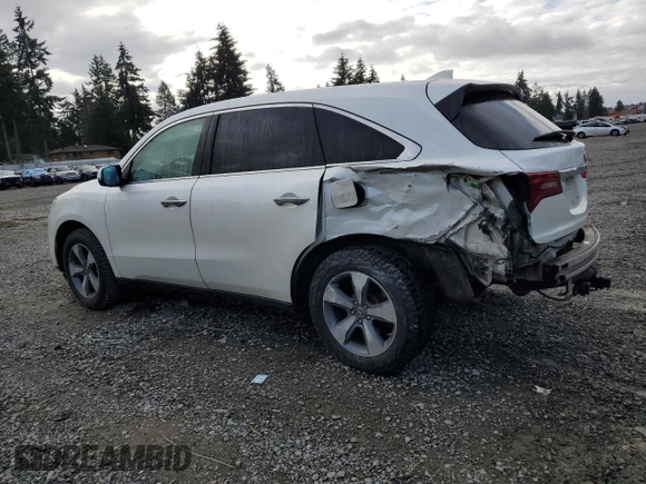2014 Acura MDX with VIN 5FRYD4H29EB011333, listed as a Copart auction lot 51487575 with 168,311 mi miles and Salvage Title. Bid and sale history available at carsss.com. Image 2.