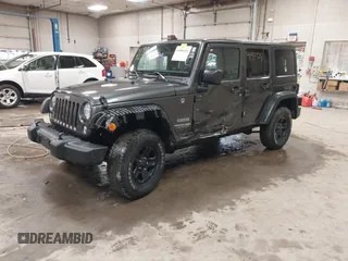 2018 Jeep Wrangler JK Unlimited Sport S with VIN 1C4BJWDGXJL889020, listed as a IAAI auction lot 41989203 with 60,170 mi miles. Bid and sale history available at carsss.com. Image 2.