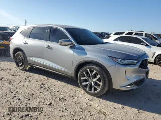2022 Acura MDX w/Technology Package with VIN 5J8YE1H4XNL033340, listed as a Copart auction lot 48593645 with 41,638 mi miles and Salvage Title. Bid and sale history available at carsss.com. Image 4.