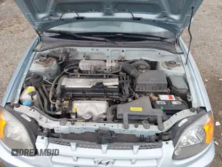 2005 Hyundai Accent GLS with VIN KMHCG35C85U354423, listed as a IAAI auction lot 41939445 with 134,952 mi miles. Bid and sale history available at carsss.com. Image 10.