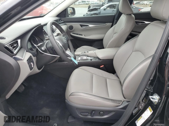 2024 Infiniti QX50 Luxe with VIN 3PCAJ5BA7RF104746, listed as a Copart auction lot 87662355 with 3,024 mi miles and Salvage title. Bid and sale history available at DreamBid. Image 7.
