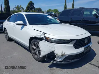 2024 Honda Accord EX with VIN 1HGCY1F33RA036478, listed as a IAAI auction lot 41882062 with 2,364 mi miles and . Bid and sale history available at DreamBid. Image 1.