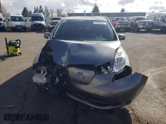 2015 Nissan LEAF SV with VIN 1N4AZ0CP4FC307459, listed as a Copart auction lot 47278443 with 91,558 mi miles. Bid and sale history available at carsss.com. Image 5.
