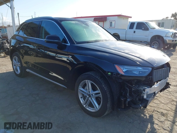 2024 Audi Q5 S line Premium with VIN WA1G2AFY6R2104354, listed as a IAAI auction lot 42248000 with 6,157 mi miles and . Bid and sale history available at DreamBid. Image 1.
