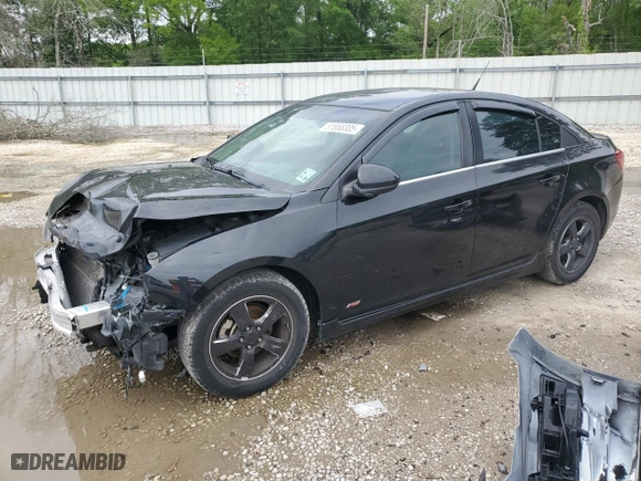 2014 Chevrolet Cruze 1LT with VIN 1G1PC5SBXE7234283, listed as a Copart auction lot 51858305 with 0 mi miles and Salvage Title. Bid and sale history available at carsss.com. Image 1.