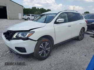 2018 Nissan Pathfinder SV with VIN 5N1DR2MM0JC603123, listed as a Copart auction lot 57901135 with 126,906 mi miles and Salvage title. Bid and sale history available at DreamBid. Image 1.