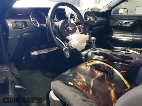 2018 Ford Mustang EcoBoost with VIN 1FA6P8TH6J5184358, listed as a Copart auction lot 46932365 with 99,741 mi miles and Clean Title. Bid and sale history available at DreamBid. Image 8.