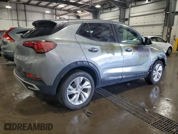 2024 Buick Encore GX Preferred with VIN KL4AMBS26RB009705, listed as a Copart auction lot 55845655 with 23,541 mi miles and Salvage title. Bid and sale history available at DreamBid. Image 3.
