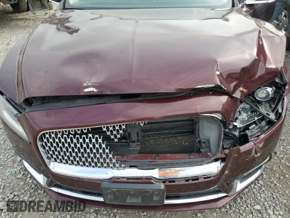 2017 Lincoln Continental Reserve with VIN 1LN6L9RP6H5602840, listed as a Copart auction lot 65037154 with 109,145 mi miles and Salvage Title. Bid and sale history available at carsss.com. Image 12.