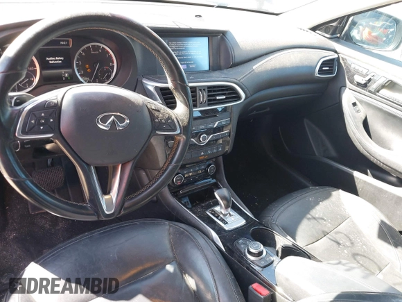 2017 Infiniti QX30 Luxury with VIN SJKCH5CR6HA019698, listed as a IAAI auction lot 42073881 with 99,549 mi miles. Bid and sale history available at carsss.com. Image 17.