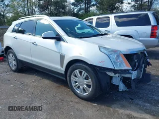 2014 Cadillac SRX Luxury Collection with VIN 3GYFNBE35ES581743, listed as a IAAI auction lot 41995293 with 140,987 mi miles. Bid and sale history available at carsss.com. Image 1.