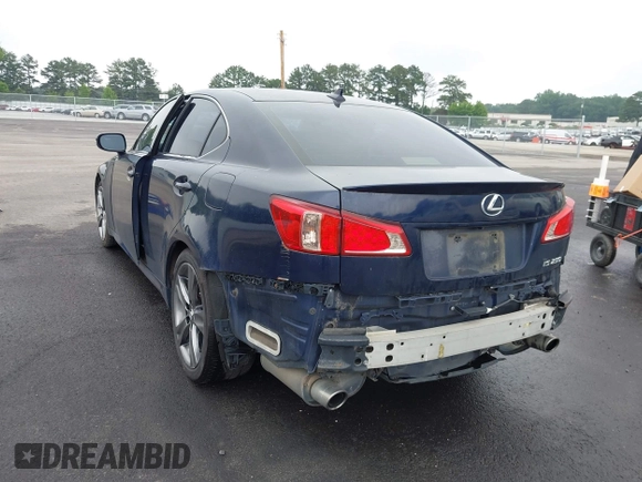 2011 Lexus IS 250 with VIN JTHBF5C24B5138467, listed as a IAAI auction lot 42375648 with 170,375 mi miles and . Bid and sale history available at DreamBid. Image 3.