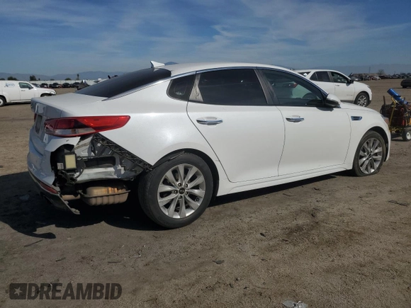 2018 Kia Optima S with VIN 5XXGT4L33JG258886, listed as a Copart auction lot 50762385 with 91,982 mi miles and Salvage title. Bid and sale history available at DreamBid. Image 3.