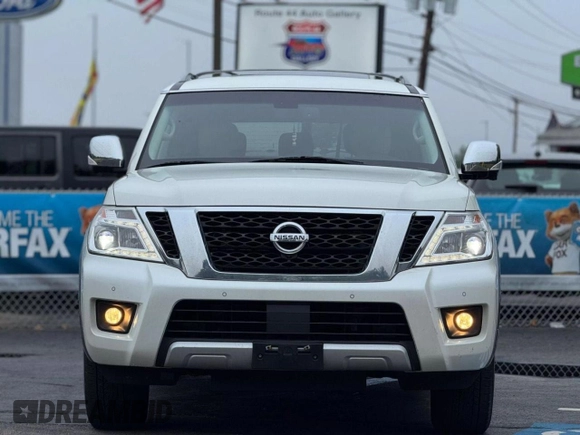 2017 Nissan Armada SV z VIN JN8AY2NC7H95049XX, wystawiony jako Copart lot #61907525 z przebiegiem 131 364 mil mil oraz Czysty tytuł • Clean title. Historia ofert i sprzedaży dostępna na DreamBid. Obrazek 7.