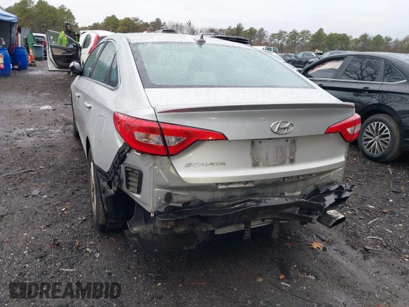 2017 Hyundai Sonata 2.4L with VIN 5NPE24AF0HH586420, listed as a IAAI auction lot 41138272 with 105,590 mi miles and . Bid and sale history available at DreamBid. Image 6.