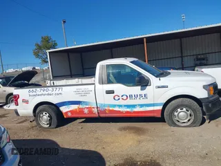2018 Ford F-150 XL with VIN 1FTMF1C59JKF99158, listed as a IAAI auction lot 41356147 with 200,694 mi miles. Bid and sale history available at carsss.com. Image 13.