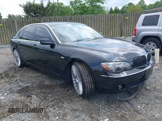 2008 BMW 7 Series 750Li with VIN WBAHN83528DT84746, listed as a IAAI auction lot 42227238 with 162,892 mi miles and . Bid and sale history available at DreamBid. Image 1.