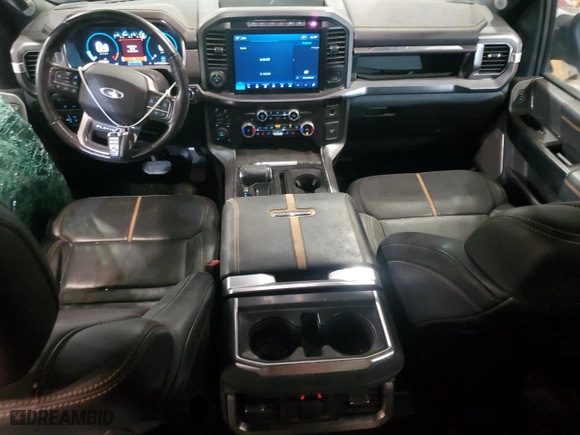 2022 Ford F-150 XL with VIN 1FTFW1E87NFA70595, listed as a Copart auction lot 44274775 with 46,562 mi miles and Salvage Title. Bid and sale history available at carsss.com. Image 8.