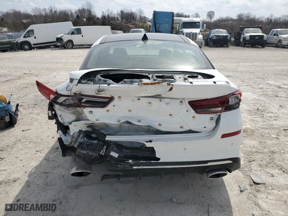 2019 Kia Optima SX with VIN 5XXGW4L25KG335015, listed as a Copart auction lot 49240855 with 51,933 mi miles and Salvage Title. Bid and sale history available at carsss.com. Image 6.