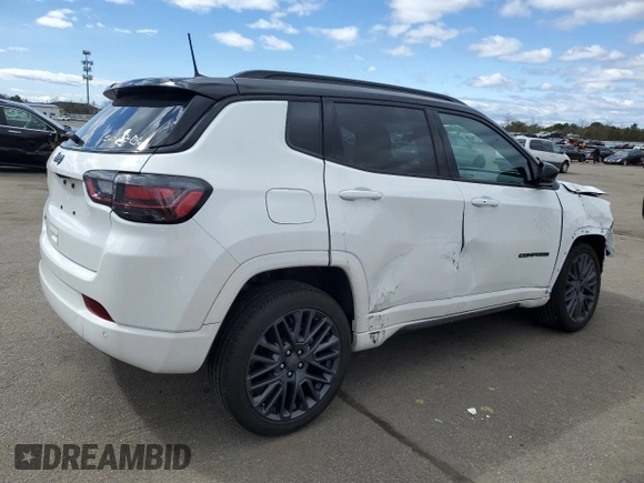 2023 Jeep Compass Limited with VIN 3C4NJDCN3PT552039, listed as a Copart auction lot 52554215 with 11,182 mi miles and Salvage Title. Bid and sale history available at DreamBid. Image 3.