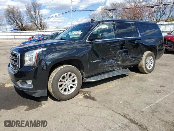 2017 GMC Yukon XL SLT with VIN 1GKS2GKC0HR402261, listed as a Copart auction lot 53301325 with 120,354 mi miles and Salvage Title. Bid and sale history available at carsss.com. Image 1.