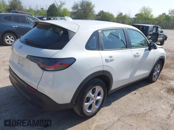 2024 Honda HR-V LX with VIN 3CZRZ2H33RM760273, listed as a IAAI auction lot 42275649 with 22,478 mi miles and . Bid and sale history available at DreamBid. Image 4.