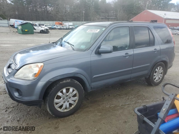 2006 Honda CR-V EX SE with VIN JHLRD78916C003281, listed as a Copart auction lot 52002325 with 35,303 mi miles and Clean Title. Bid and sale history available at carsss.com. Image 1.