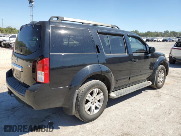 2009 Nissan Pathfinder LE with VIN 5N1AR18U69C613805, listed as a Copart auction lot 69878404 with 172,052 mi miles and Salvage Title. Bid and sale history available at carsss.com. Image 3.