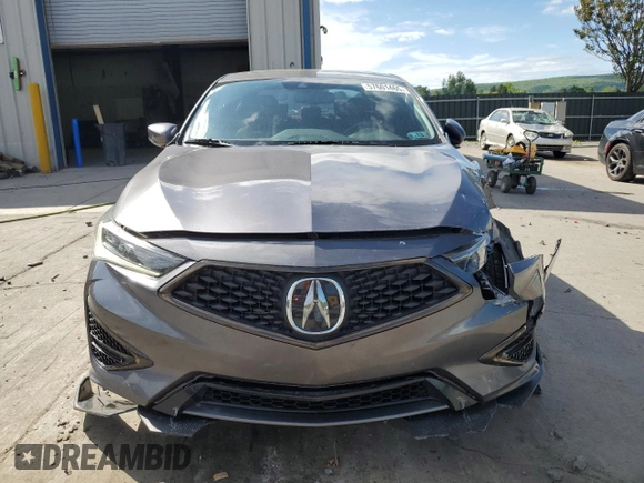 2019 Acura ILX Premium with VIN 19UDE2F88KA006980, listed as a Copart auction lot 57601465 with 60,271 mi miles and Salvage title. Bid and sale history available at DreamBid. Image 5.