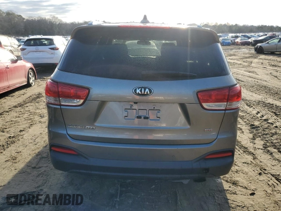 2016 Kia Sorento LX with VIN 5XYPG4A35GG063285, listed as a Copart auction lot 42939195 with 95,798 mi miles and Salvage Title. Bid and sale history available at DreamBid. Image 6.