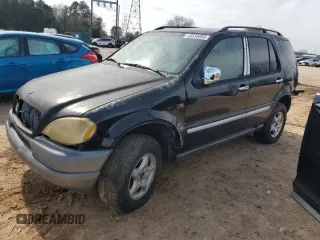 1999 Mercedes-Benz M-Class with VIN 4JGAB54E0XA060572, listed as a Copart auction lot 45536805 with 215,210 mi miles and Salvage Title. Bid and sale history available at carsss.com. Image 1.