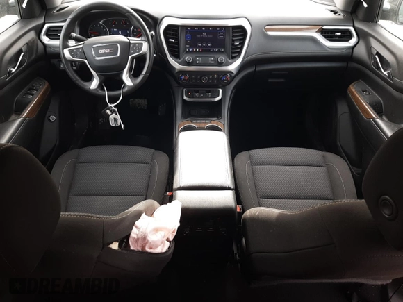 2021 GMC Acadia SLE with VIN 1GKKNKLS7MZ214167, listed as a Copart auction lot 43127365 with 70,351 mi miles and Salvage Title. Bid and sale history available at DreamBid. Image 8.