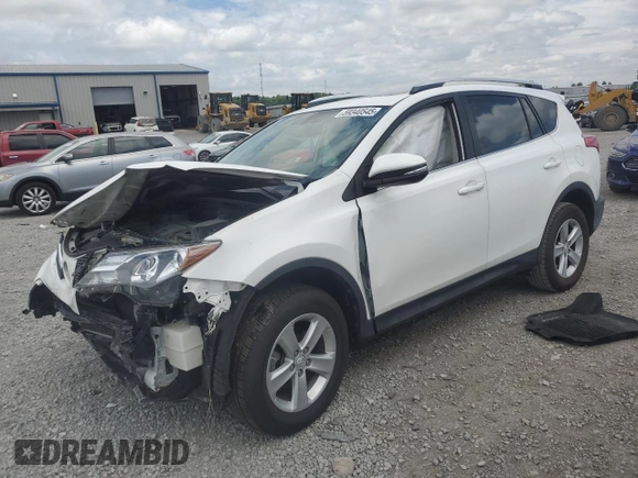 2013 Toyota RAV4 XLE with VIN JTMWFREV7D5006033, listed as a Copart auction lot 59340545 with Not provided miles and Salvage title. Bid and sale history available at DreamBid. Image 1.