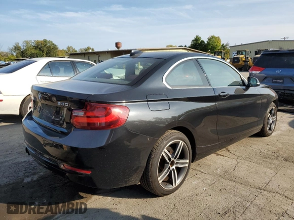2017 BMW 2 Series 230i xDrive with VIN WBA2H9C37H7A25850, listed as a Copart auction lot 71543504 with 94,976 mi miles and Salvage Title. Bid and sale history available at carsss.com. Image 3.