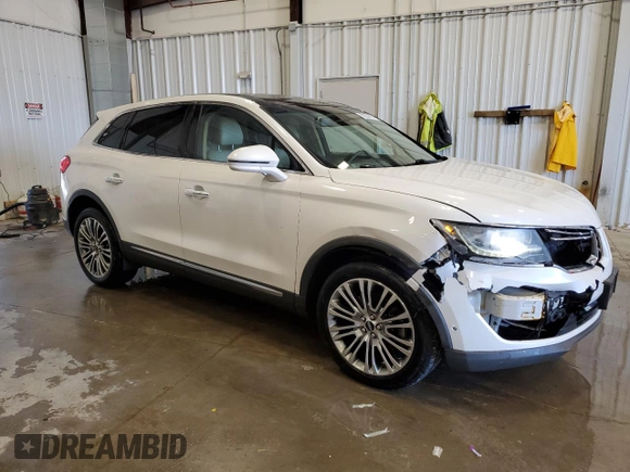 2016 Lincoln MKX Reserve with VIN 2LMTJ8LR9GBL43921, listed as a Copart auction lot 50354415 with 109,234 mi miles and Clean Title. Bid and sale history available at DreamBid. Image 4.