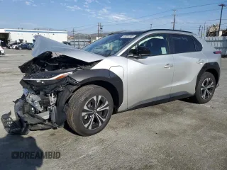 2024 Toyota bZ4X XLE with VIN JTMAAAAA6RA044512, listed as a Copart auction lot 46891585 with 4,119 mi miles and Salvage Title. Bid and sale history available at carsss.com. Image 1.