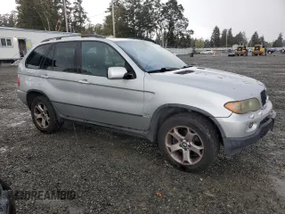 2004 BMW X5 3.0i with VIN 5UXFA13544LU27883, listed as a Copart auction lot 77273134 with 268,908 mi miles and Salvage Title. Bid and sale history available at carsss.com. Image 4.