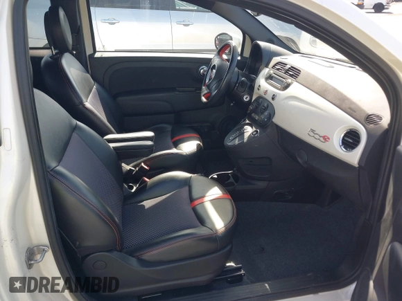 2014 FIAT 500e with VIN 3C3CFFGEXET172812, listed as a IAAI auction lot 41603973 with 57,026 mi miles. Bid and sale history available at carsss.com. Image 5.