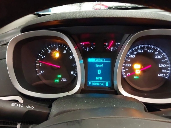 2016 Chevrolet Equinox LT with VIN 2GNFLFEK6G6297637, listed as a IAAI auction lot 41443064 with 78,987 mi miles. Bid and sale history available at carsss.com. Image 7.