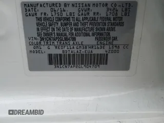 2016 Nissan Versa SV with VIN 3N1CN7AP2GL904709, listed as a Copart auction lot 54419355 with 78,831 mi miles and Clean Title. Bid and sale history available at carsss.com. Image 12.