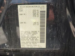 2015 Nissan Altima S with VIN 1N4AL3AP0FN381651, listed as a IAAI auction lot 42102250 with 91,670 mi miles and . Bid and sale history available at DreamBid. Image 9.
