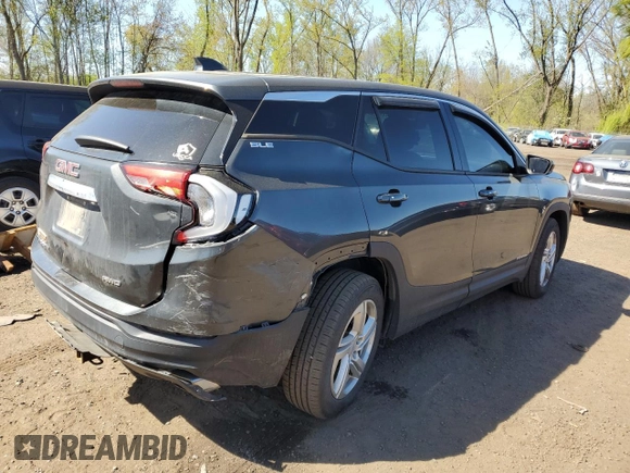 2018 GMC Terrain SLE z VIN 3GKALTEX2JL134844, wystawiony jako Copart lot #55033615 z przebiegiem 96 288 mil mil oraz Szkody całkowita. Historia ofert i sprzedaży dostępna na DreamBid. Obrazek 3.