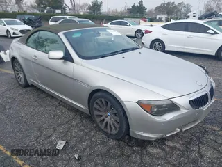 2005 BMW 6 Series 645Ci with VIN WBAEK73495B324371, listed as a IAAI auction lot 41496290 with 109,251 mi miles. Bid and sale history available at carsss.com. Image 1.