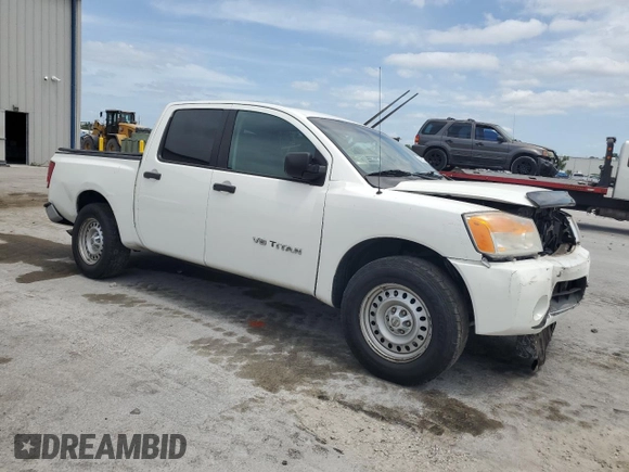 2008 Nissan Titan XE with VIN 1N6BA07D88N345254, listed as a Copart auction lot 54161195 with 189,121 mi miles and Salvage Title. Bid and sale history available at carsss.com. Image 4.