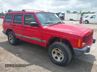 1999 Jeep Cherokee Sport z VIN 1J4FF68S7XL538635, wystawiony jako IAAI lot #42261597 z przebiegiem Nie podano mil oraz . Historia ofert i sprzedaży dostępna na DreamBid. Obrazek 1.
