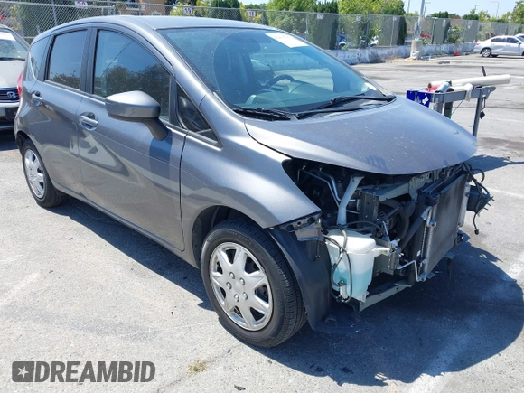 2016 Nissan Note S z VIN 3N1CE2CP7GL361843, wystawiony jako IAAI lot #42414749 z przebiegiem 48 898 mil mil oraz . Historia ofert i sprzedaży dostępna na DreamBid. Obrazek 1.