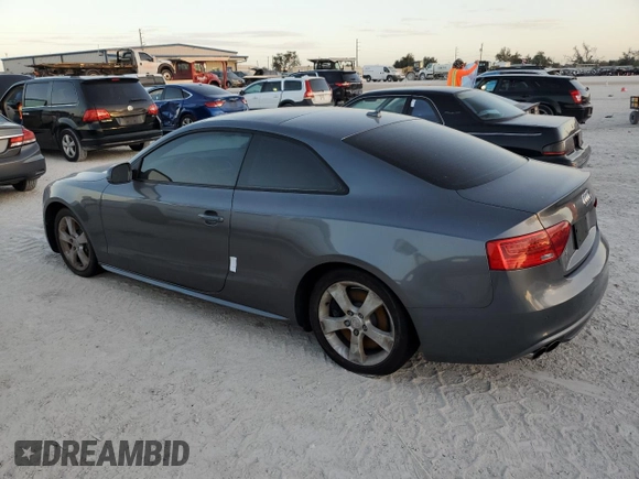2014 Audi S5 Premium Plus with VIN WAUCGAFR7EA011581, listed as a Copart auction lot 75203614 with 0 mi miles and Salvage Title. Bid and sale history available at carsss.com. Image 2.