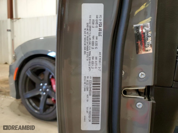 2017 Dodge Charger SRT Hellcat with VIN 2C3CDXL93HH652269, listed as a Copart auction lot 55675244 with 32,307 mi miles and Salvage Title. Bid and sale history available at carsss.com. Image 13.