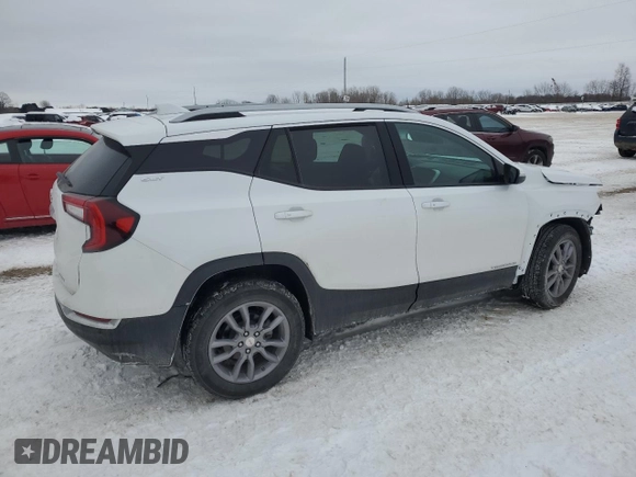 2024 GMC Terrain SLT with VIN 3GKALVEG5RL384862, listed as a Copart auction lot 45870005 with 2,812 mi miles and Non repairable. Bid and sale history available at DreamBid. Image 3.